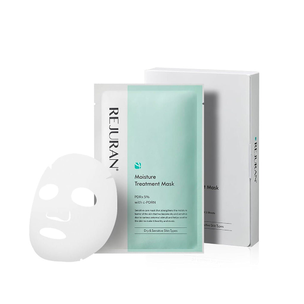 REJURAN® Turnover Mask, c-PDRN® (5ea) – Original Salmon DNA for Firming, Hydration, Repairing & Revitalizing. Achieve Youthful, Radiant Skin. Korean Skincare. Ultra Microfiber Sheet Mask