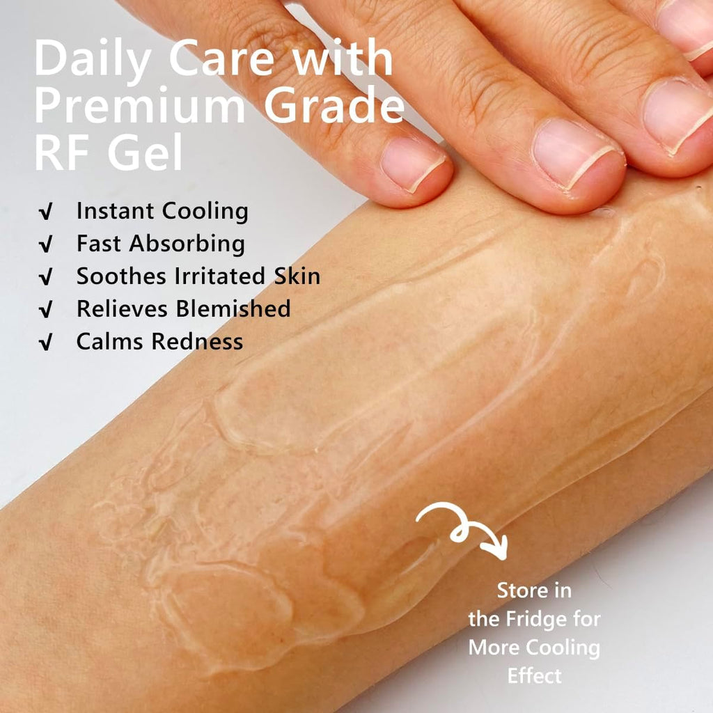 Oeneis Radio Frequency Gel for Use with RF Facial Machine, Conductive Gel for Face Microcurrent, Use for Skin Soothing and Hydrating, 300g Tube (Pack of 2)