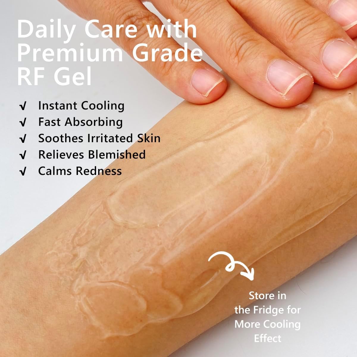 Oeneis Radio Frequency Gel for Use with RF Facial Machine, Conductive Gel for Face Microcurrent, Use for Skin Soothing and Hydrating, 300g Tube (Pack of 2)