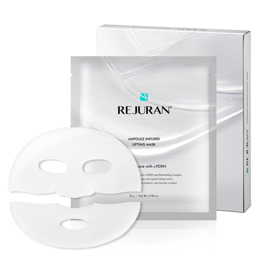 REJURAN® Turnover Mask, c-PDRN® (5ea) – Original Salmon DNA for Firming, Hydration, Repairing & Revitalizing. Achieve Youthful, Radiant Skin. Korean Skincare. Ultra Microfiber Sheet Mask