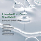 DA EFFECT Cooling Treatment Sheet Mask – Skin Protection & Barrier Repair Care for Stressed, Irritated Skin | Post-Treatment Care | Calming, Hydrating Face Mask | 25g x 5 Sheets